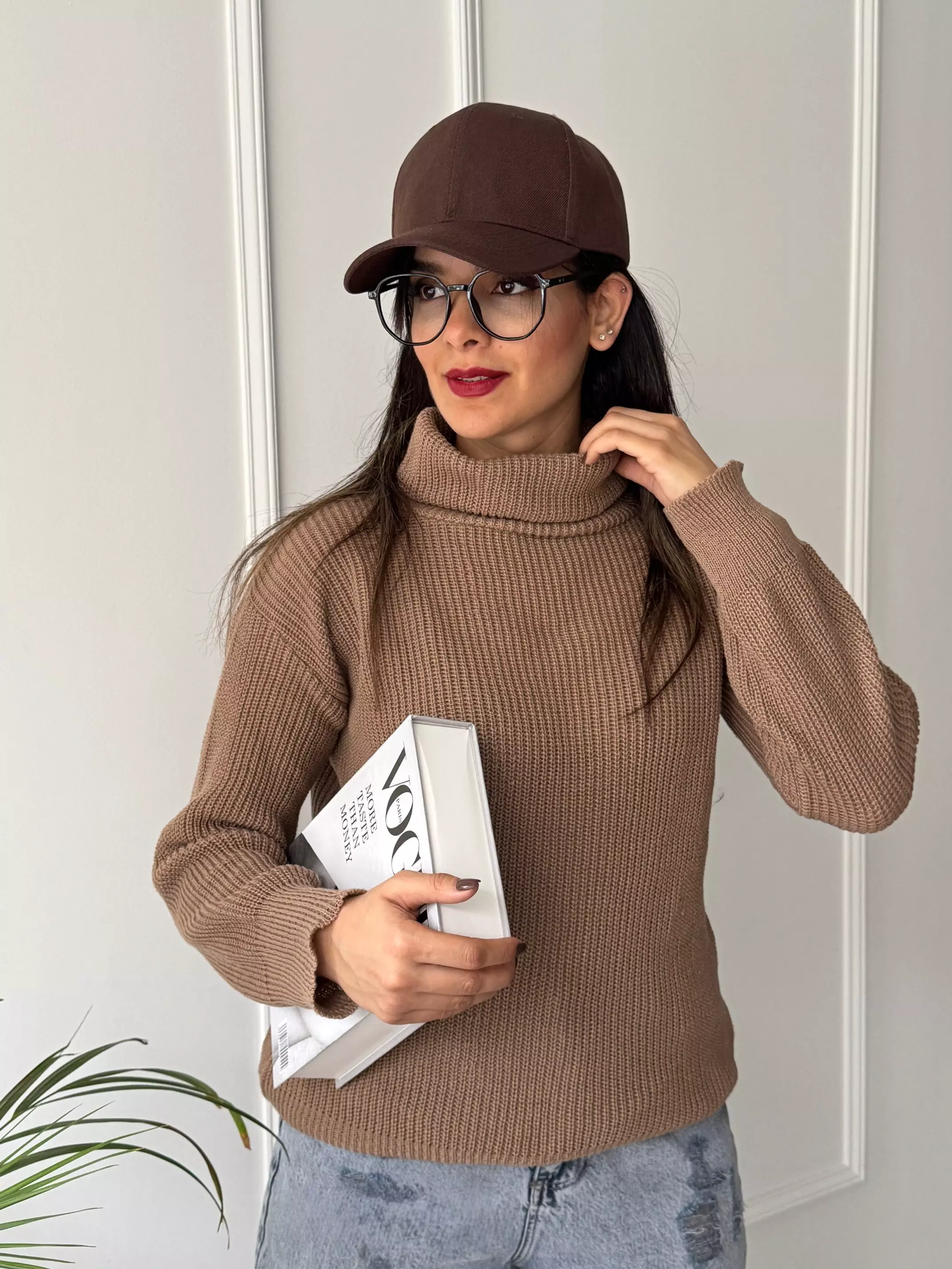 بافت یقه شل مونیکا